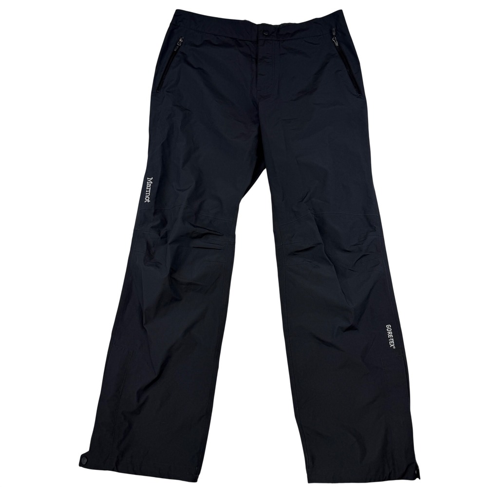 Marmot Minimalist Pants Mens XL Black GORE-TEX Paclite Waterproof Rain Hiking